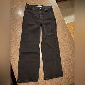 Abercrombie & Fitch Black Jeans, size 4